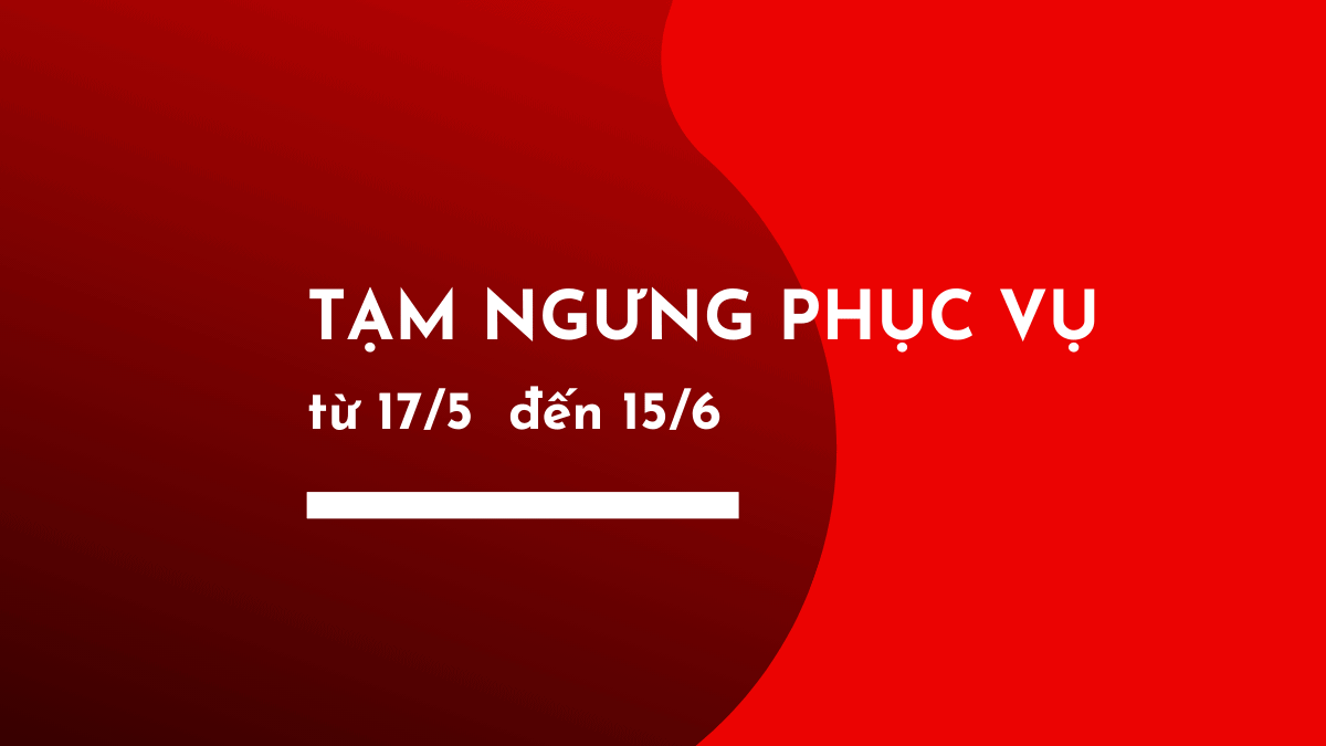 Tạm ngưng phục vụ