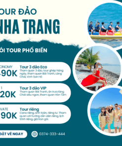 Tour đảo 3 Nha Trang
