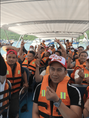 Chuan bi khoi hanh di Hon Tam Hon Mun