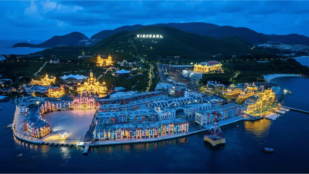 banner vinpearl nha trang flycam