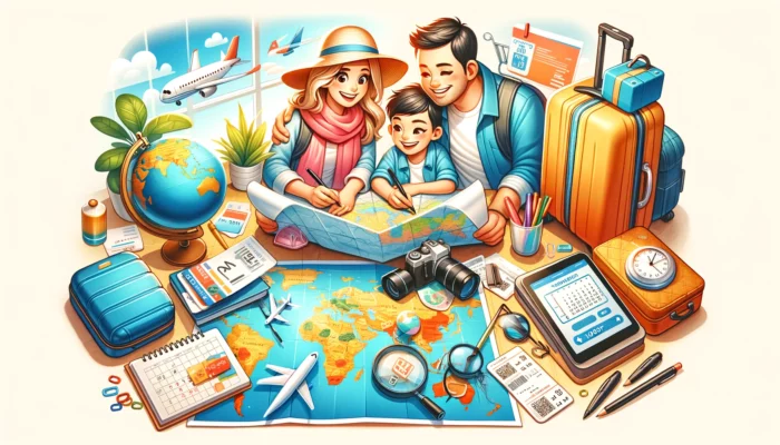 len ke hoach cho ky nghi gia dinh