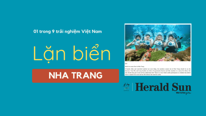 Herald Sun departs Nha Trang beach