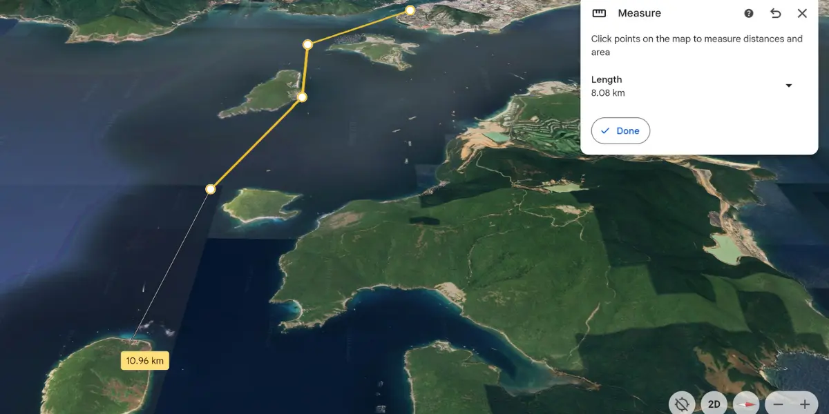 khoang cach tu dat lien ra Hon Mun