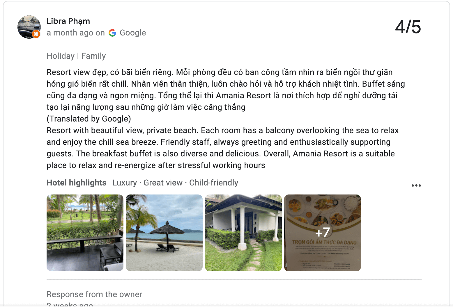 Amiana Nha Trang review 3