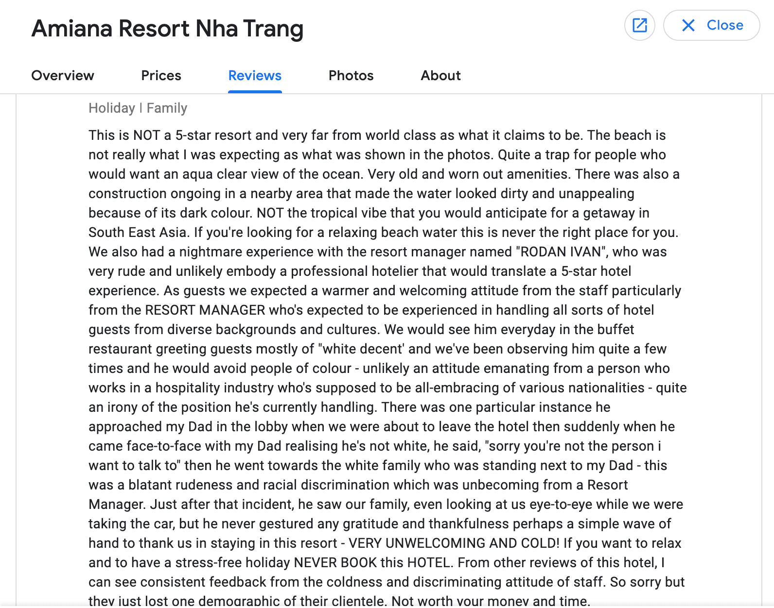 Customer Complaints About Amiana 