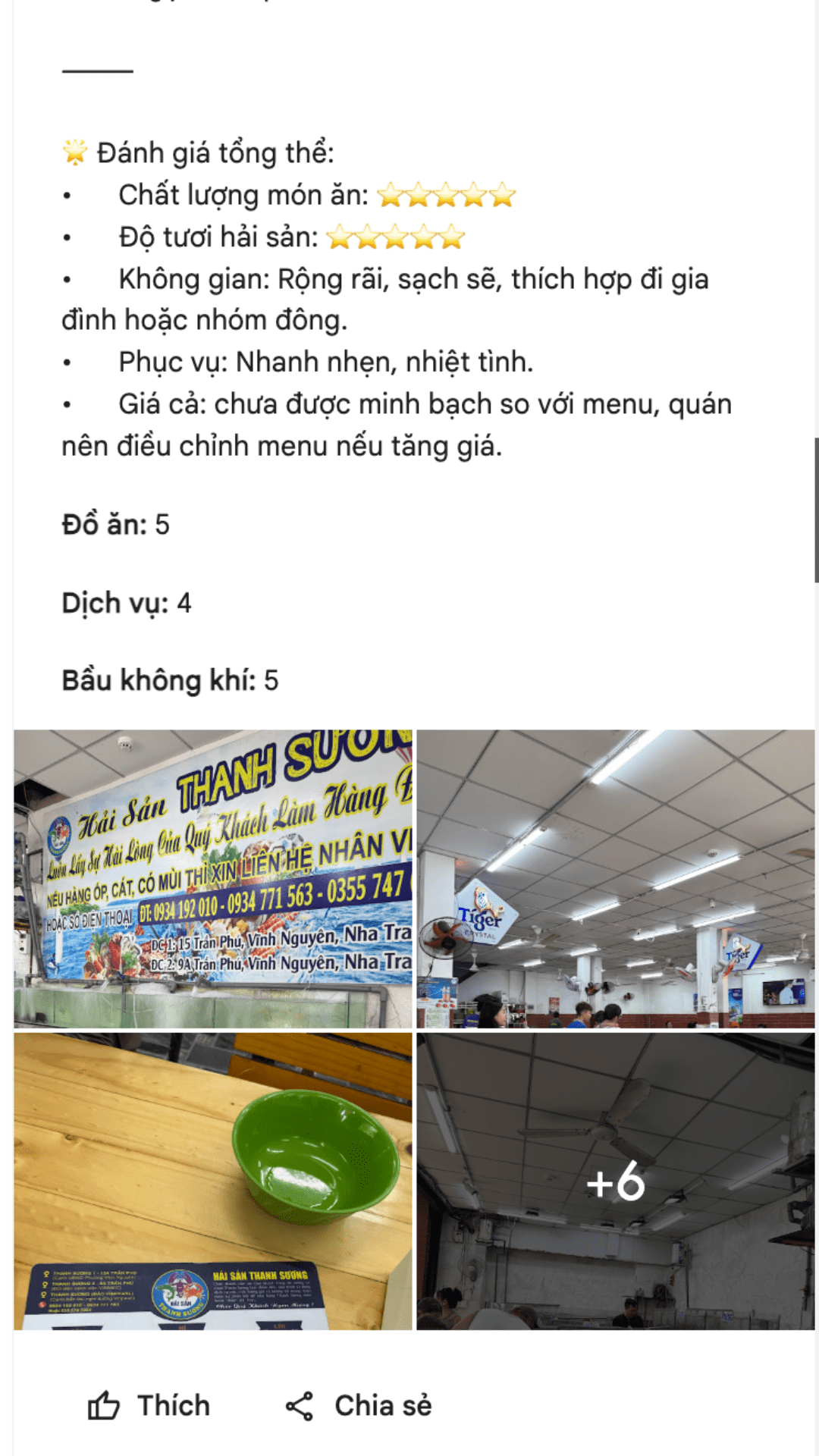 Review Thanh Suong Nha Trang 4 2