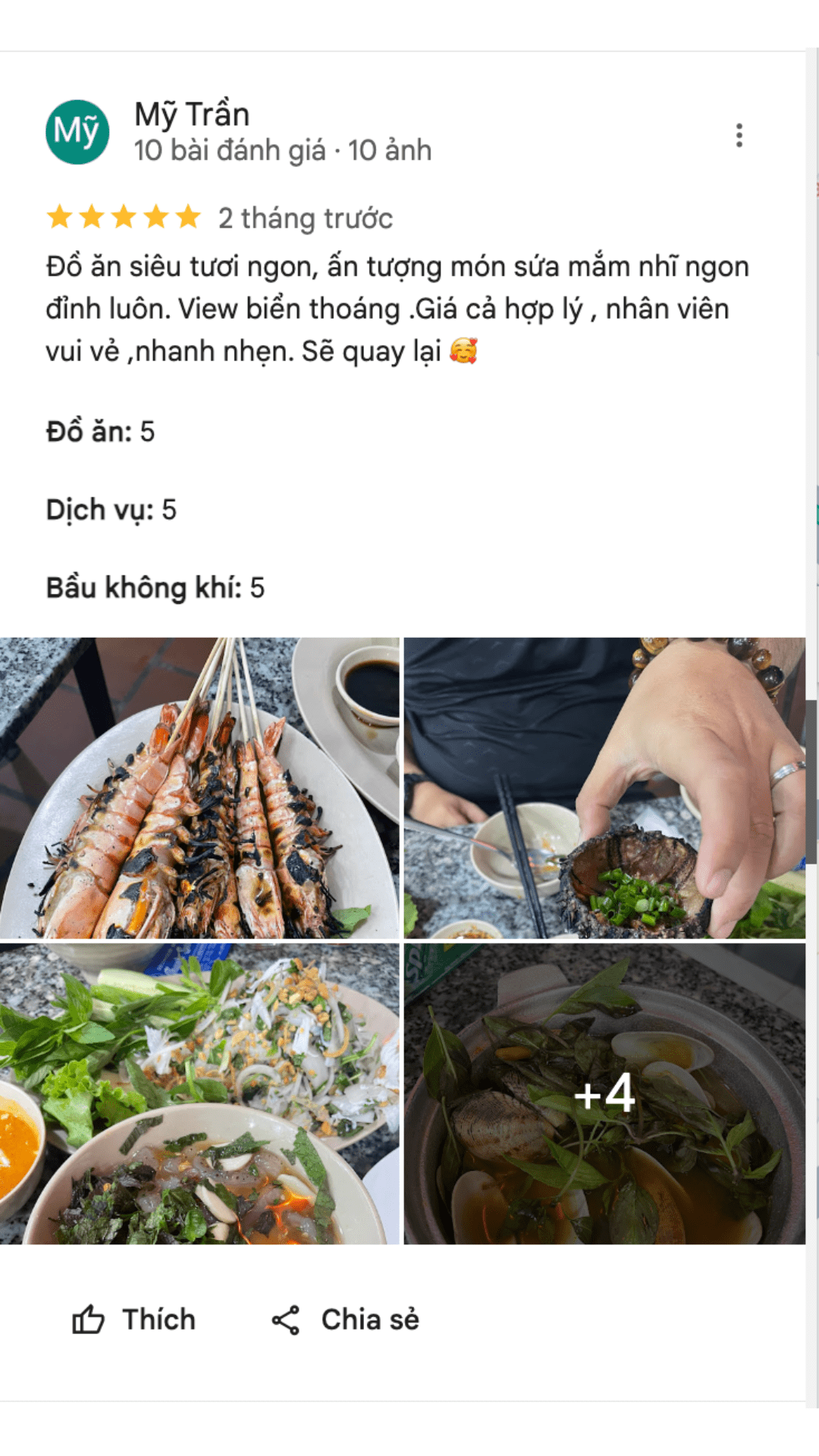 Review Thanh Suong Nha Trang 5